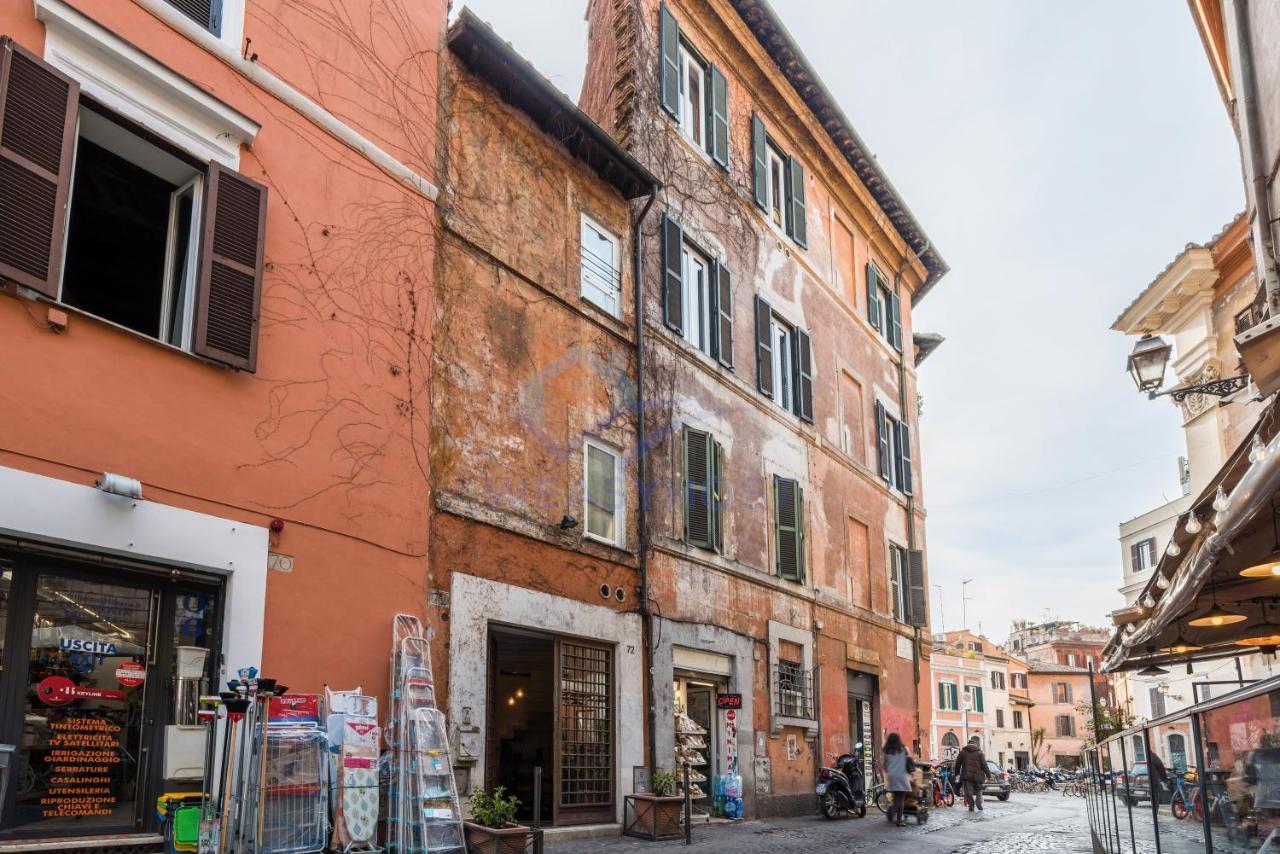 Cozy Entire Apt Close To Piazza Trilussa Rome Exterior photo